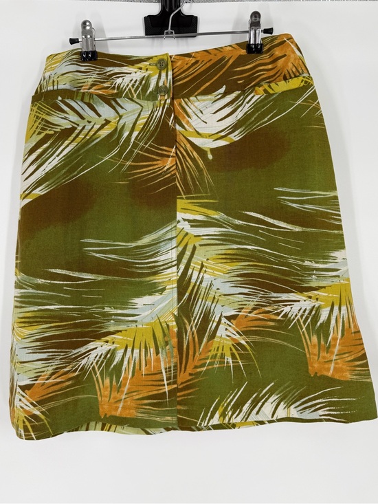 Harve Benard Dresses & Skirts - Harvé Benard Linen Blend Tropical Print Wrap Skirt 8 Resort Vacation Coastal